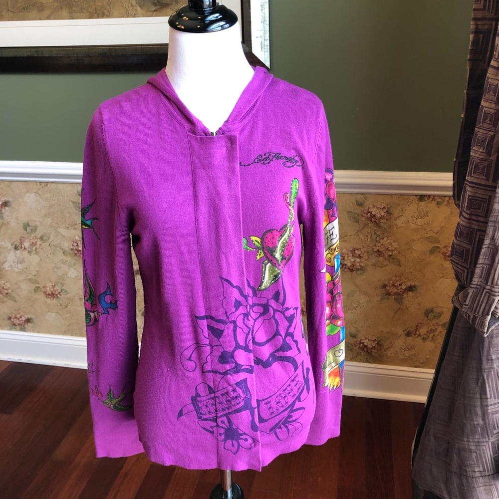 Ed Hardy sweater jacket